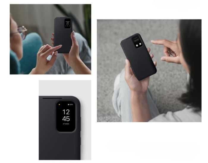 Husa Samsung Silicone Case Galaxy S23 FE/Smart view wallet case S23 FE