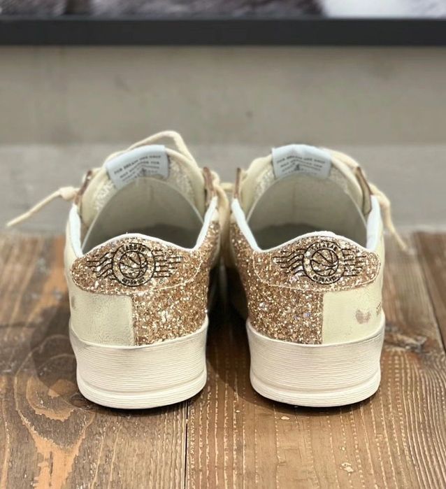 Golden Goose Stardan Brown Glitter