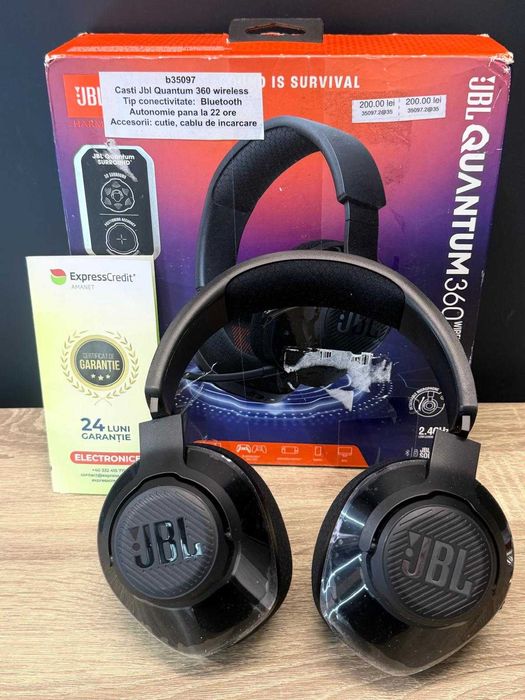 (AG51) casti JBL Quantum 360 Wireless b35097 - Garantie 2 ani!