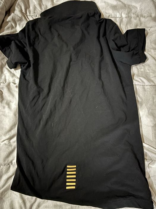 Тениска с яка emporio armani