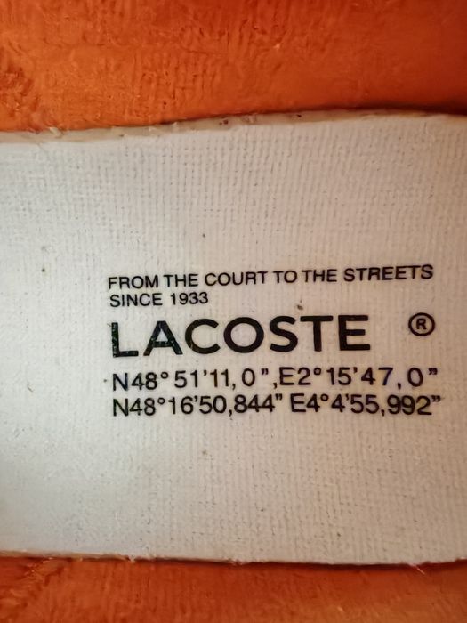 Pantofi de sport Lacoste nr 41 nou cu eticheta