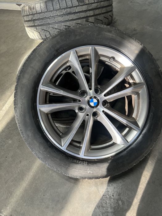 Jante BMW style 631 5x112 cu cauciucuri de iarna Pirelli 225/55/R17