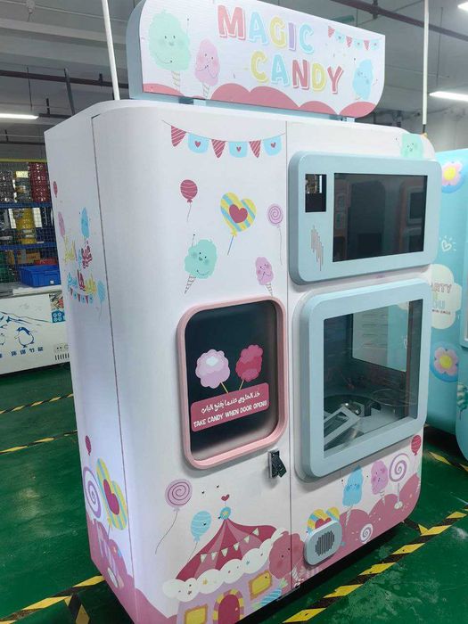 Вендинг Машина за захарен памук на клечка Cotton Candy Pro 64 цвята