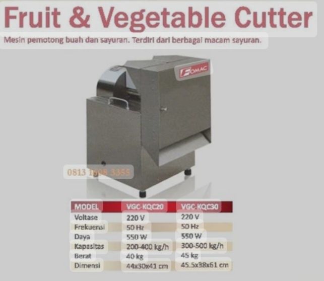 Чипсарезка мева ва сабзавотлар учун