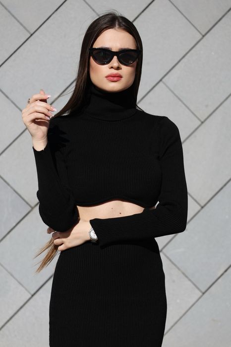 Черен сет от две части