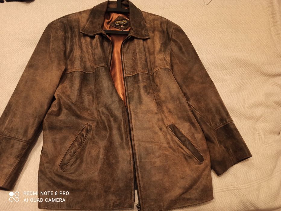 Geaca piele naturala marime M. Fabricatie Argentina