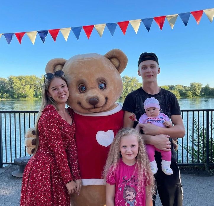 Мишка ростовая кукла