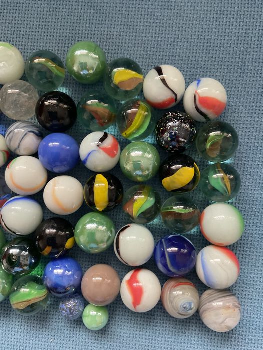 Лимки стъклени топчета, около 60 бр