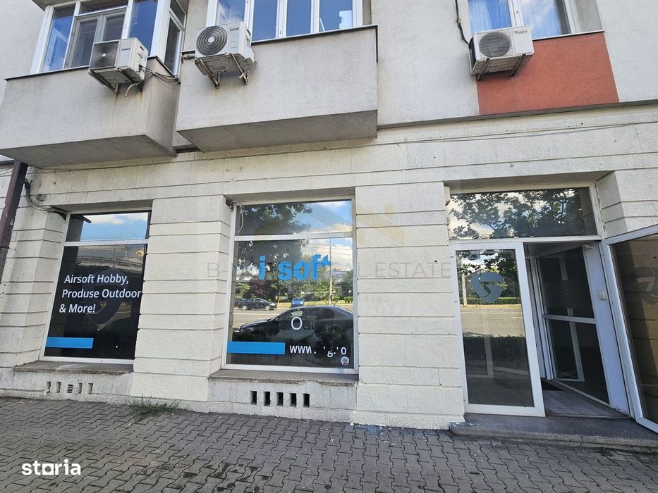 Spațiu comercial 205 mp, vitrină stradală 18 m, Calea Griviței – Pod B