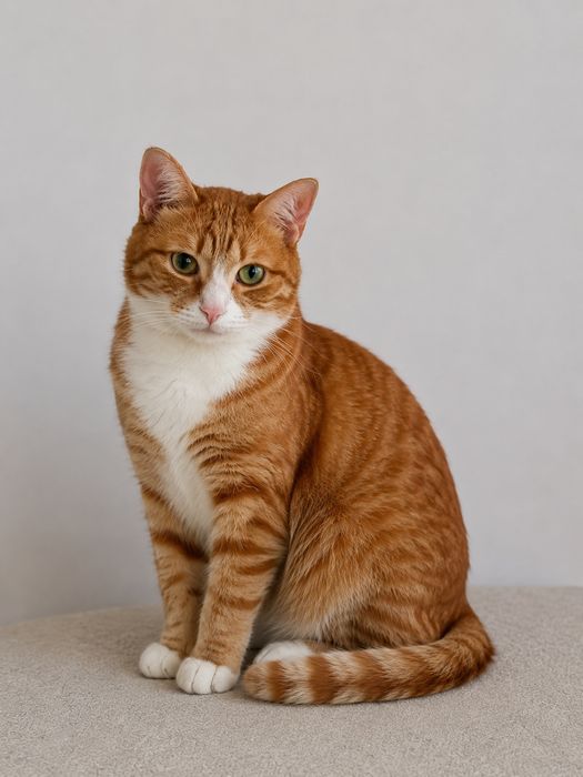 Кот рыжий, кастрирован