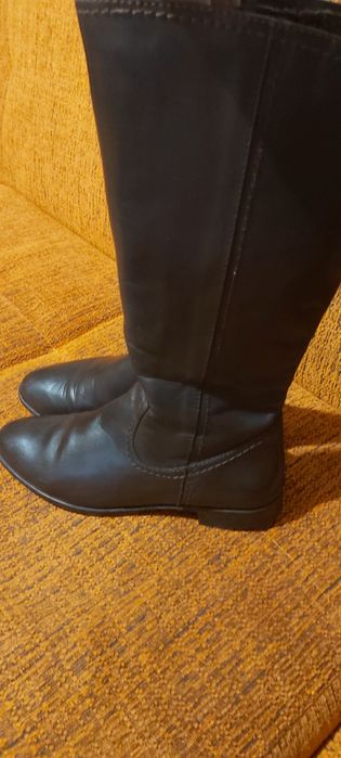 Cizme Humanic, maro, piele