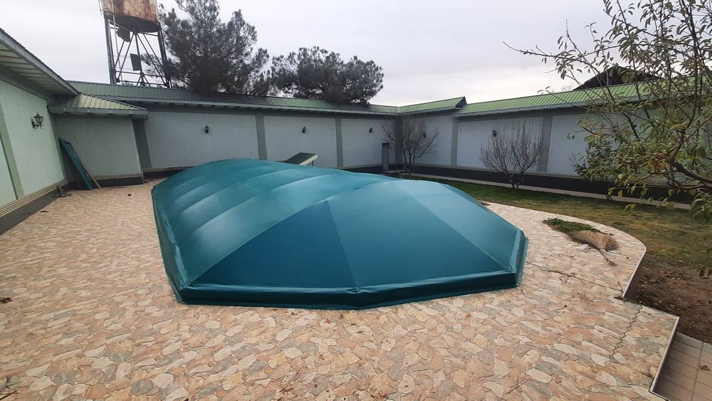 Банер ва тент установка бассейн