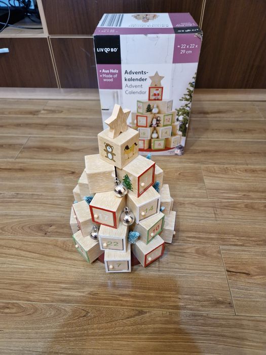 Calendar de lemn brad --advents-kalender