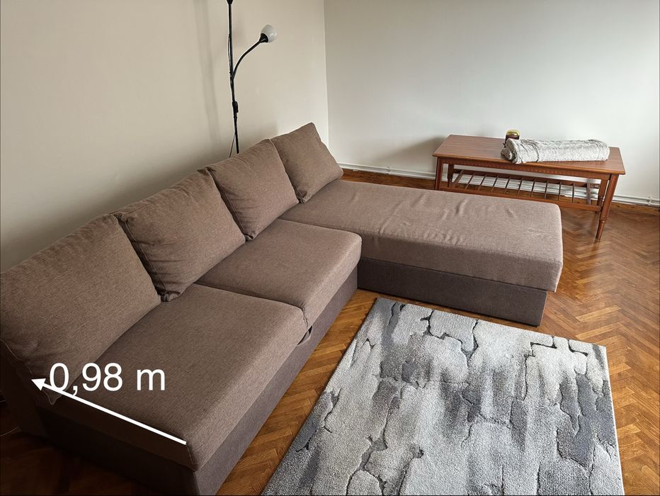 Canapea colțar extensibilă – stare bună