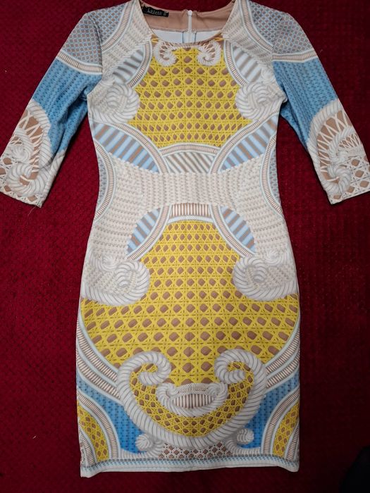 Rochie LALETO DE TOAMNĂ cu model aztec