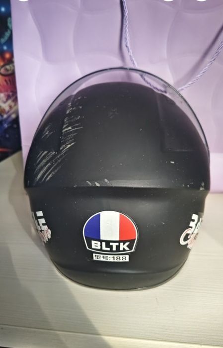 Мото шлем среднем состояни