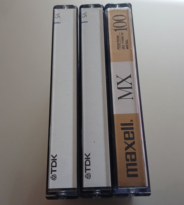 Lot de casete audio Maxell MX și TDK SA în stare foarte bună, nescrise
