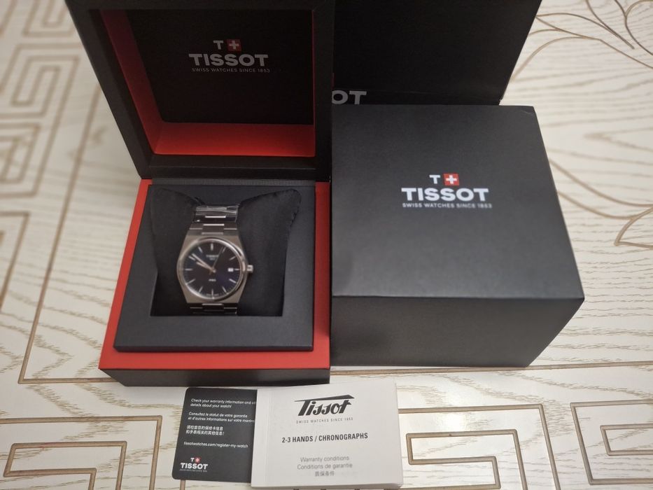 Tissot PRX Powermatic 80-Orginal Shevtsariya soati (Yangi,Quti bilan)