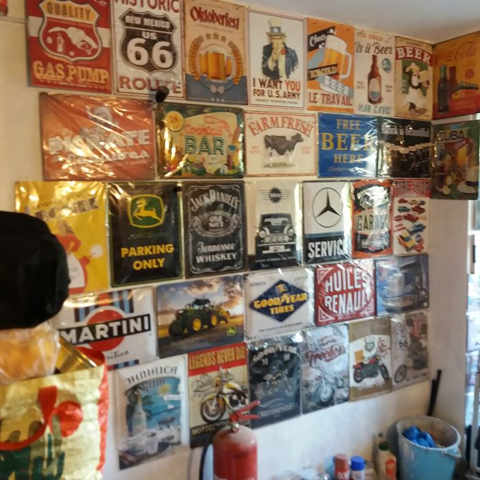 Рекламни метални релефни табели 100лв.за 1 бр.