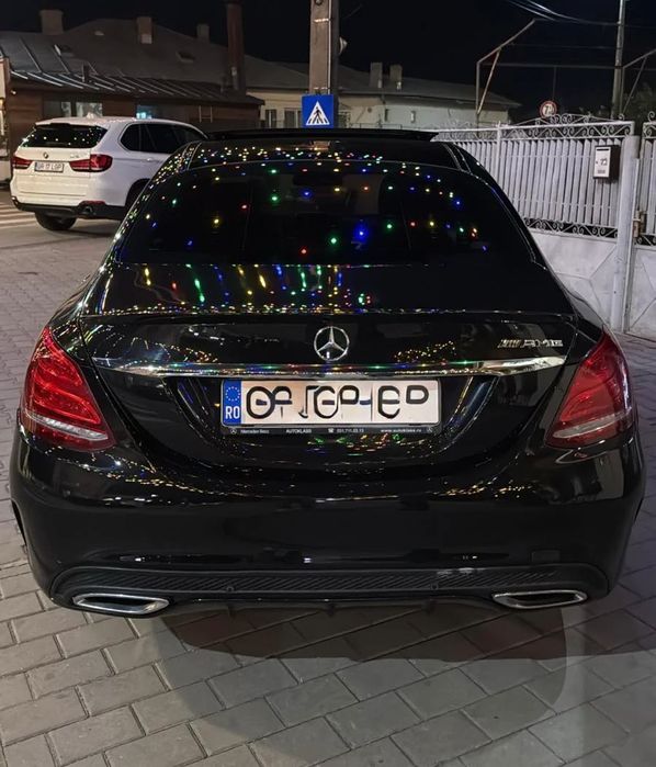 Eleron portbagaj AMG MERCEDES C-Class W205 (2014-2018) negru lucios