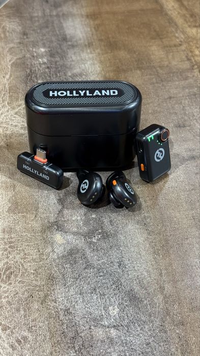 Микрофон Hollyland Lark M2S Mini Combo черный