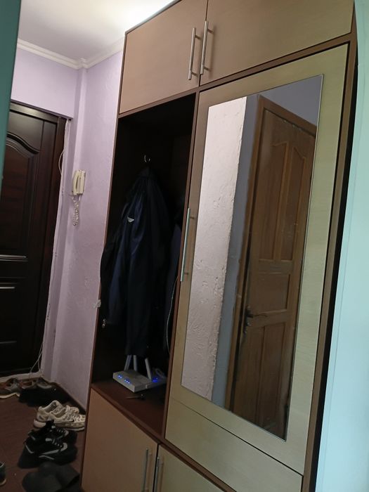 Шкаф в прихожей с зеркалом