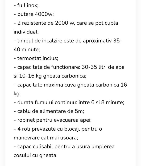 Masina de fum greu