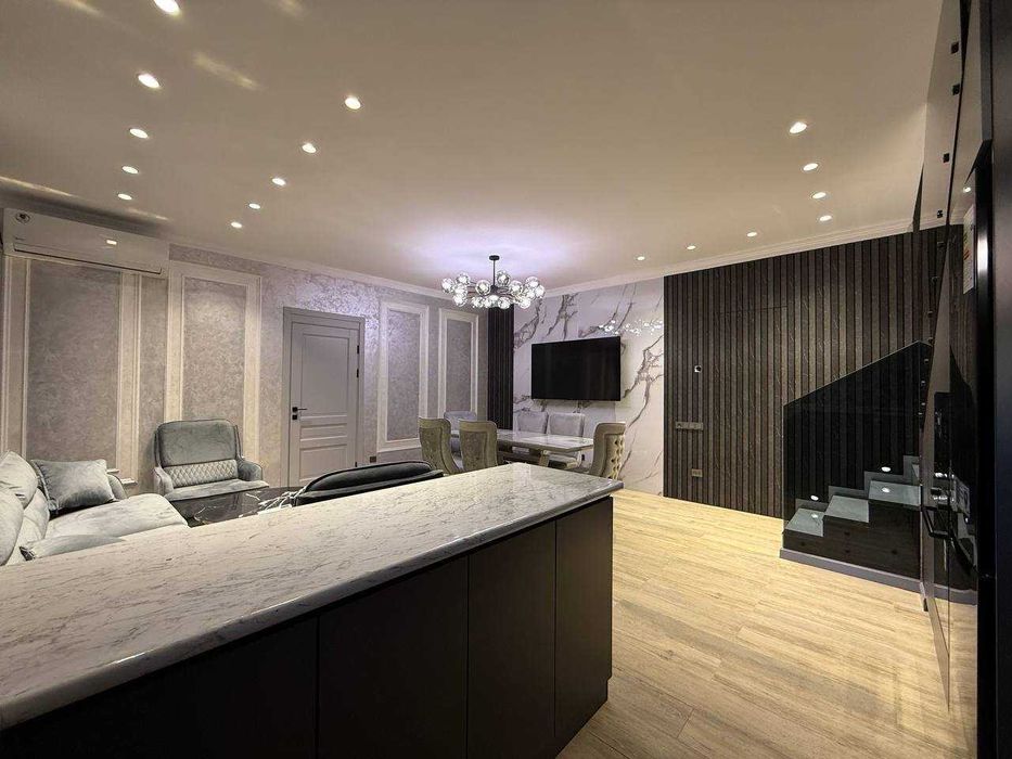 4-комнатная квартира 124 м² с ремонтом в ЖК Golden House