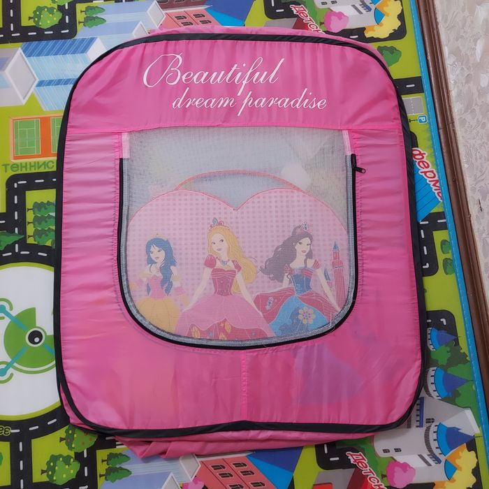 Домик,палатка с тоннелем 3 в 1 для девочки