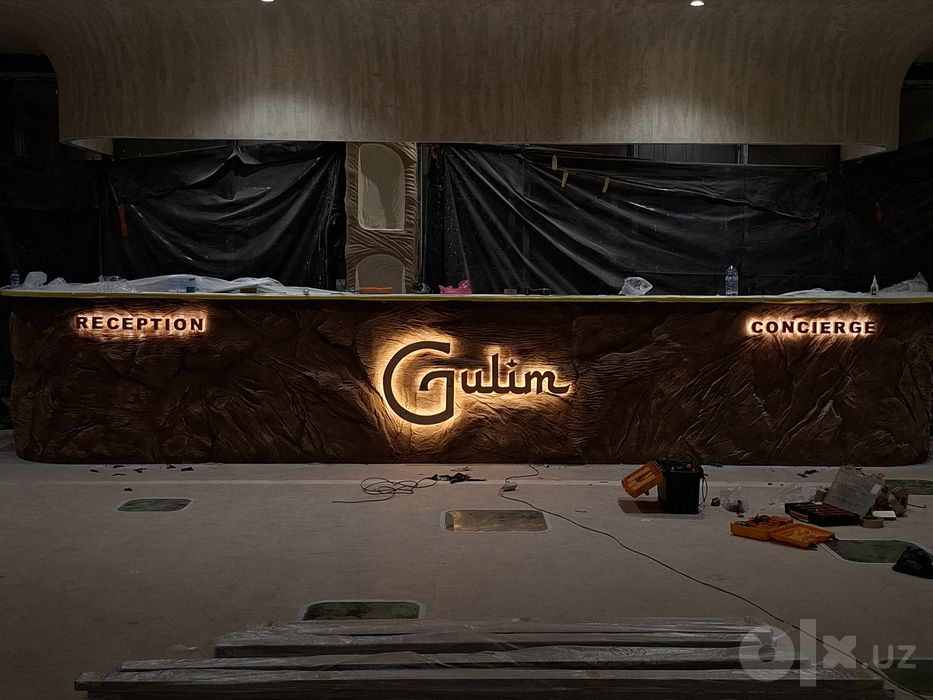 Bukva Harflar har xil turdagi Laytboks Viveska Banner Orakal