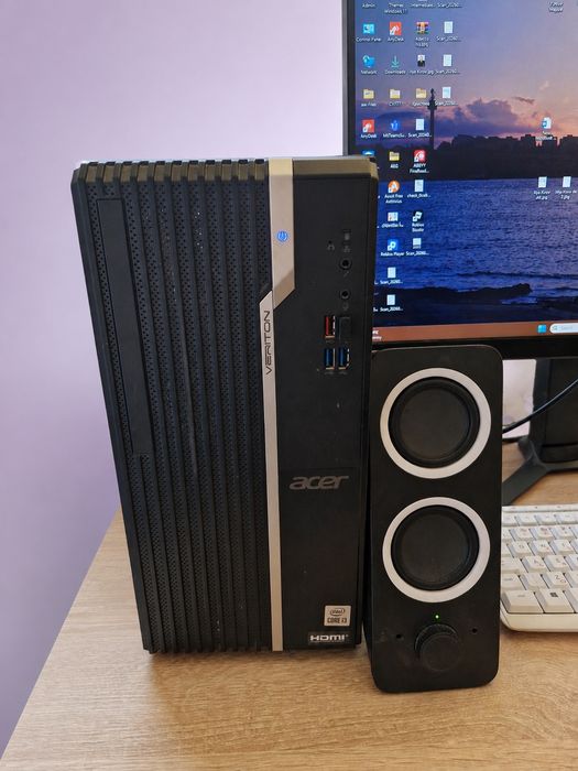 Комплект Настолен компютър Acer S2680G, монитор-Samsung, тонколони LOGI и принтер HP