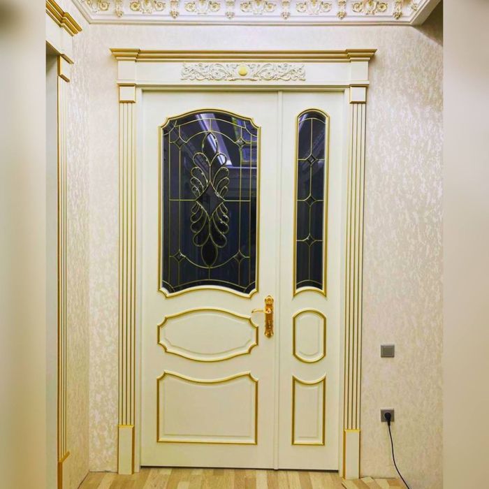 Vitraj oyna naqshli oynalar