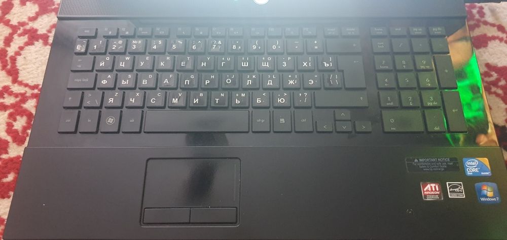 HP Pro Book 4710s из европы 17" дисплей твёрдотельный жёский диск