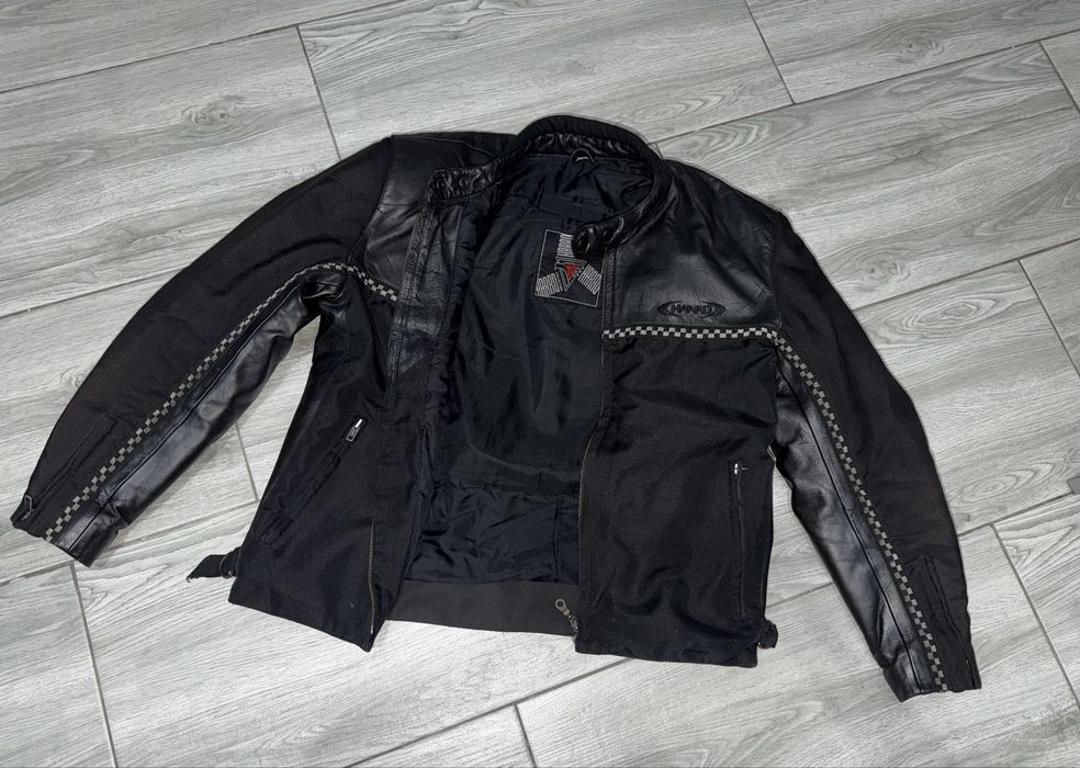 Geaca moto Harro piele și textil