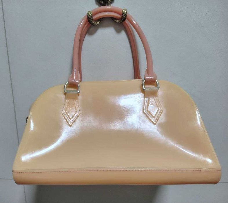 Candy Bag / Сумка Саквояж из пластичного ПВХ / Наподобие Furla