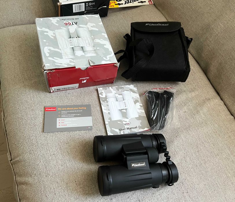 Binoclu Compact AT66 12x obiectiv de 50 mm + toc - calitate - la cutie