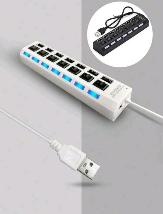 Priză usb birou 7 porturi USB