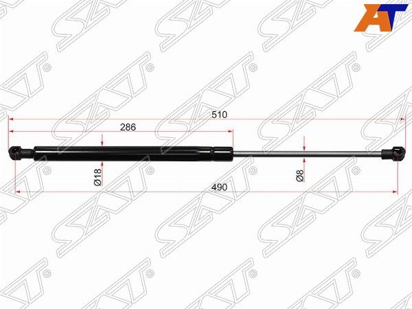 Амортизатор капота Hyundai Sonata
