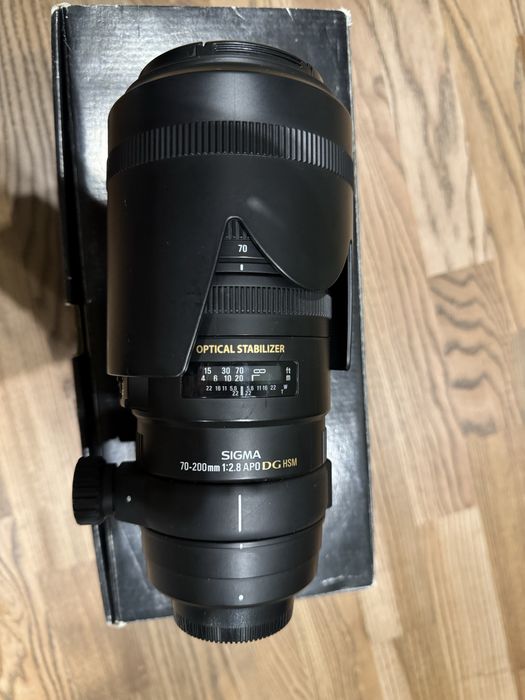 Объектив Sigma 70-200, F2,8, Nikon