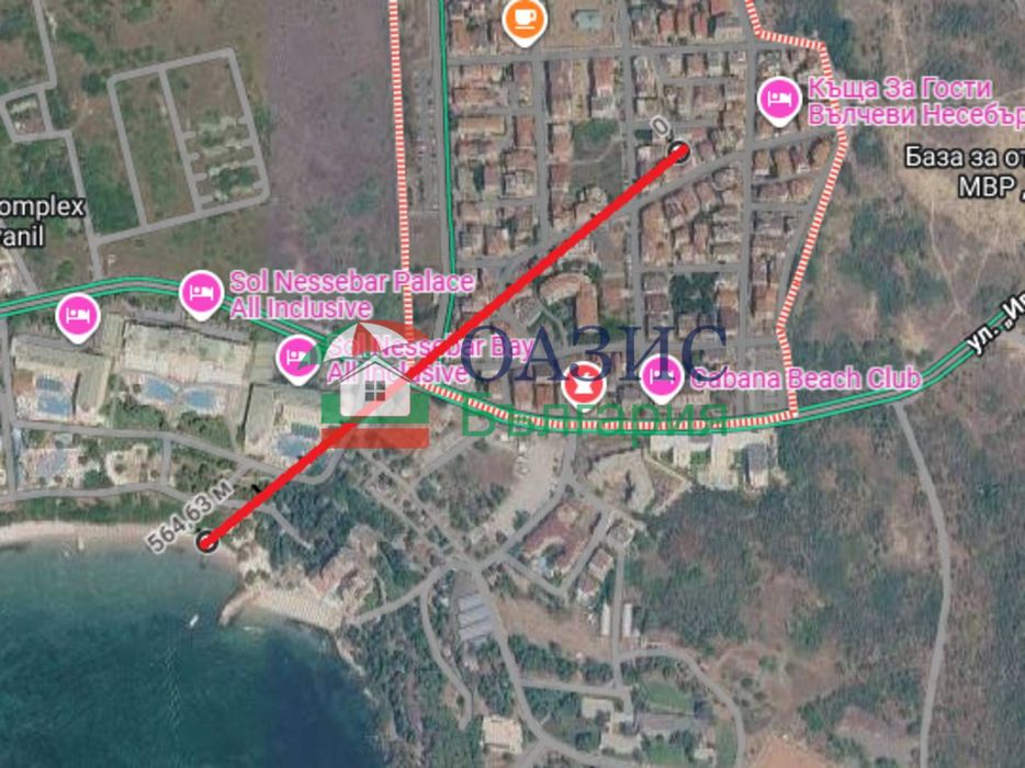 Търговско помещение 90 кв. м. в кв. "Черно море", Несебър, България + Паркомясто