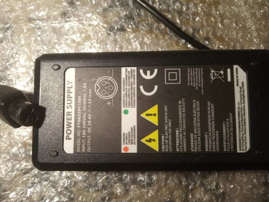 Încărcătoare trotineta, hoverboard, bicicletă Li-ion 24V , 36 V