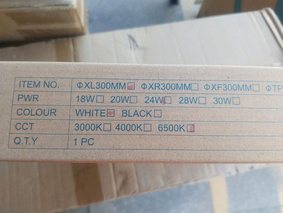 Светильники потолочные LED
