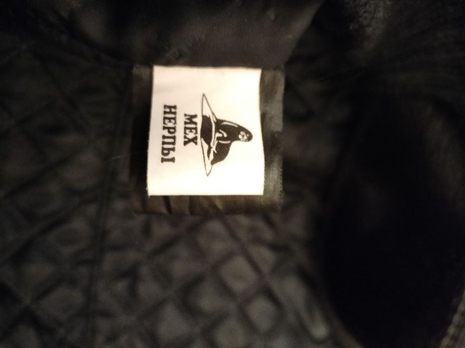 Кепка мужская из меха нерпы