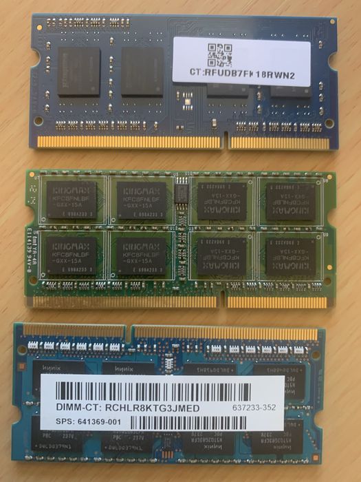 4GB DD3 SODIMM RAM laptop notebook - 20 лв/бр. (3 налични)
