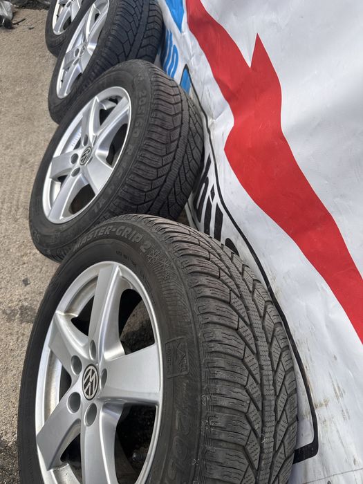 16 5х112 джанти със зимни гуми