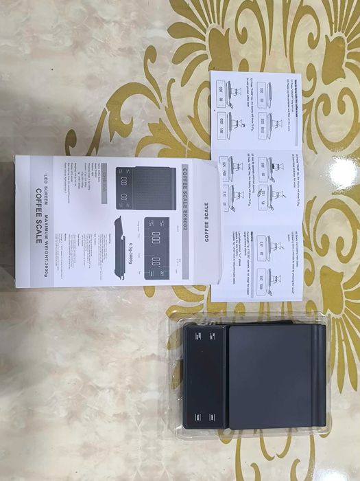 Весы для кофе, Таймер, 0.3g - 3000g