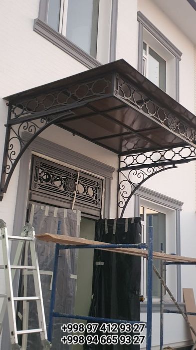 Ворота решетки козырек навес двери качели беседки мангал барбекю гриль