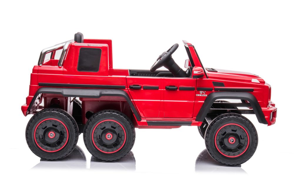 Masinuta electrica Mercedes G63 6x6 210W 12V 10Ah RED