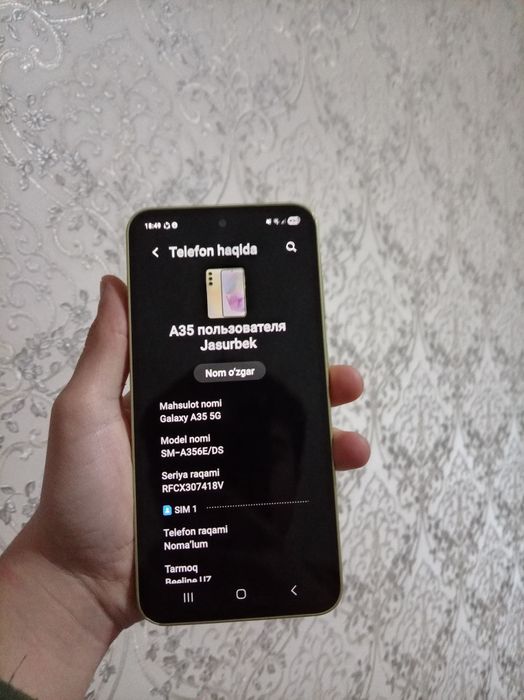 Samsung Galaxy A35 Sotiladi