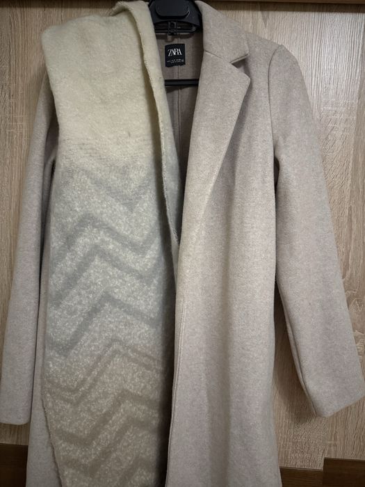 Палто в бежов цвят Зара/Zara